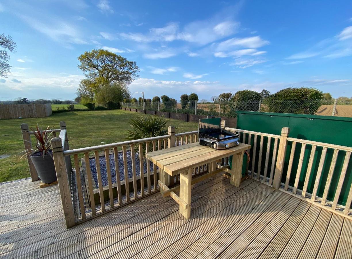 Near Woodbridge The Annexe Eyke Fantastic Views With Dog Secure Garden And Paddock Villa Kültér fotó